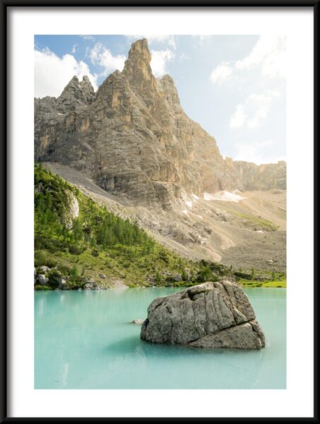 Affiche lac de montagne