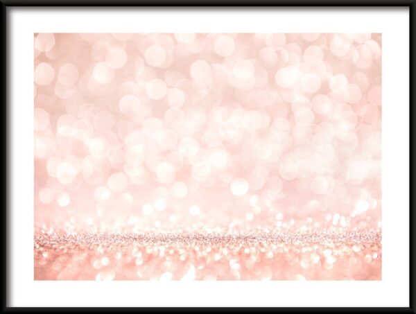 Pluie rose Poster