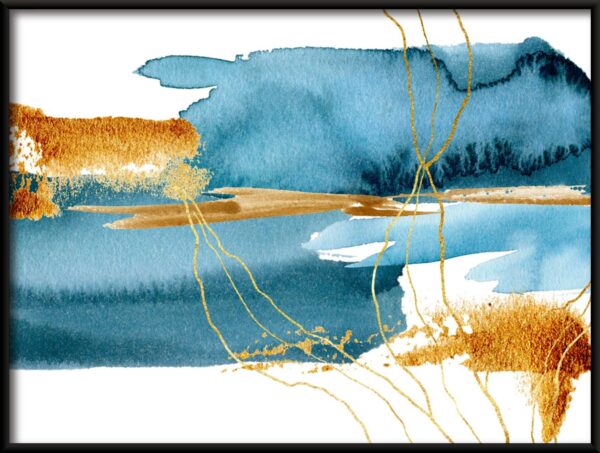 Or dans le bleu Poster – Image 2