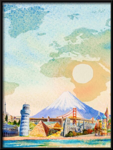 Affiche autour du monde – Image 4