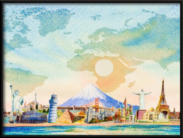 Affiche autour du monde – Image 2
