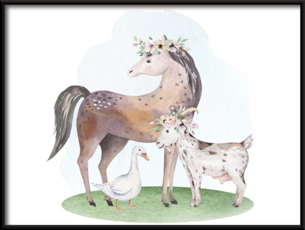 Couronnes d'animaux Poster