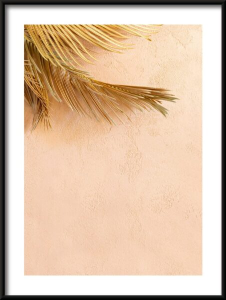 Affiche aux couleurs chaudes