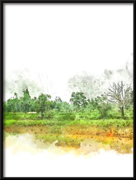 Affiche paysage vert – Image 4