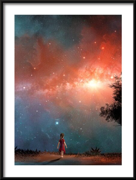 Fille sous les étoiles Poster – Image 3