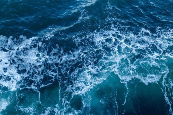 Peinture murale Vagues blanches