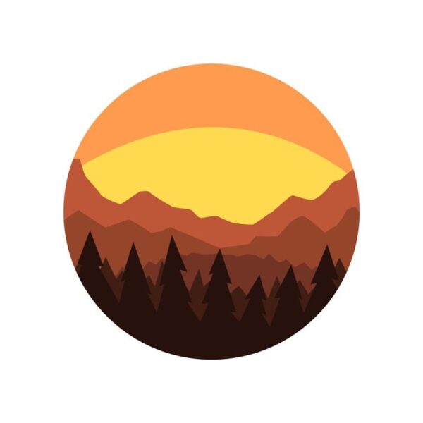 Peinture murale Coucher de soleil