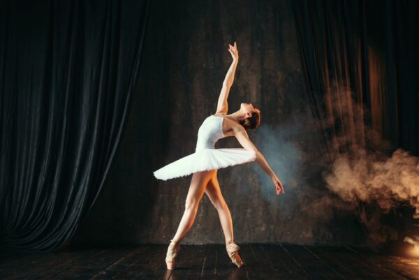 Peinture murale Ballerine en danse