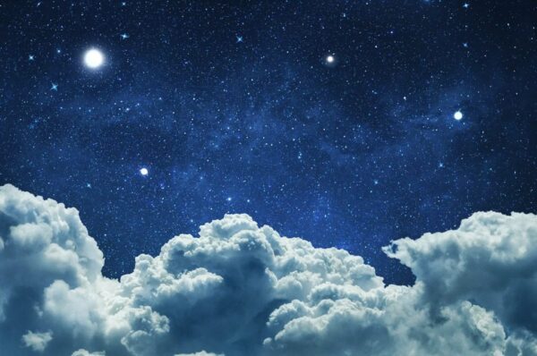 Peinture murale Ciel la nuit