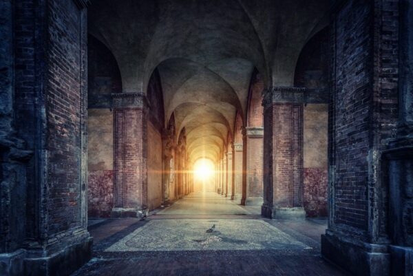 Peinture murale Colonnade solaire