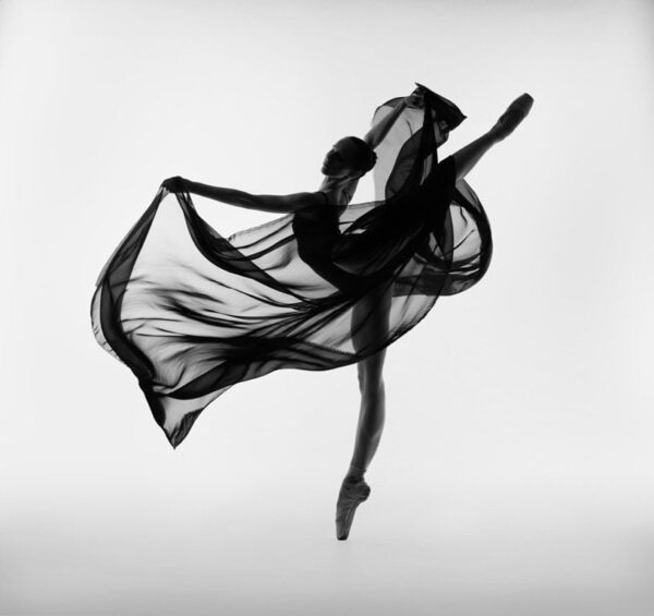 Poster XXL Ballerine en Noir