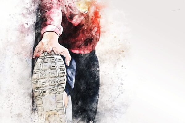 Peinture murale Semelle de chaussure