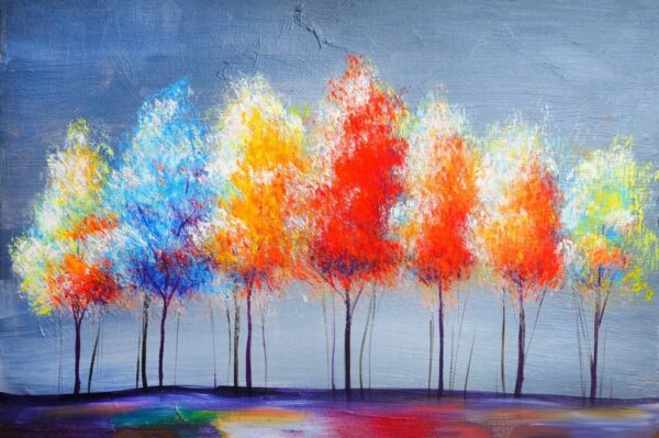 Peinture murale Couleurs des arbres