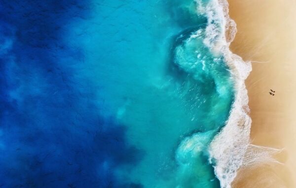 Peinture murale Vue de la côte