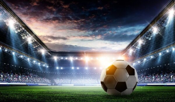 Peinture murale Stade de nuit