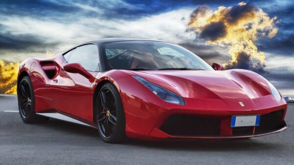 Poster XXL Ferrari Rouge