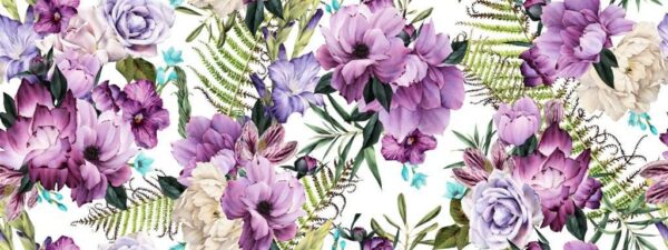 Papiers peints Aquarelle florale