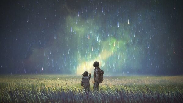 Poster XXL Marche sous la Pluie