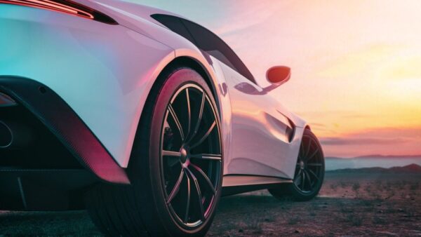 Papiers peints Carrosserie blanche