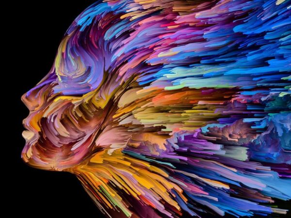 Peinture murale Profil indien