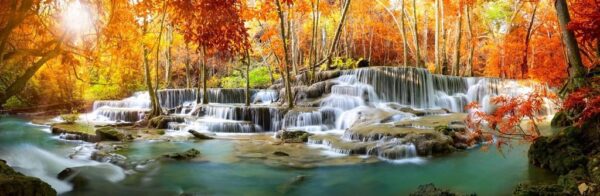 Peinture murale Petites cascades