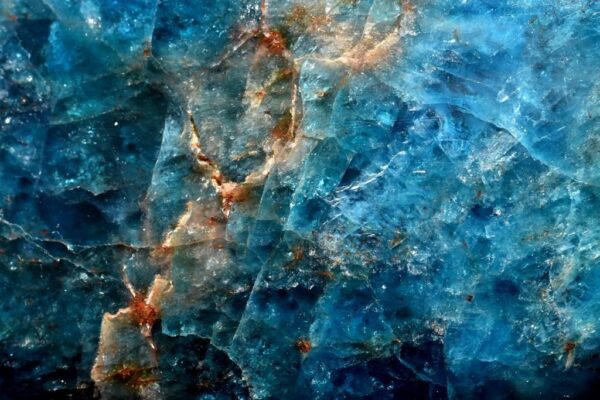 Peinture murale Cristal bleu