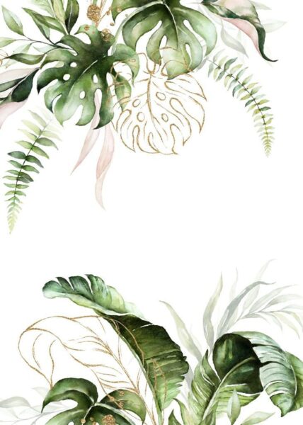 Poster XXL Grandes Feuilles