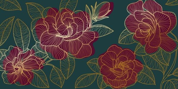 Poster XXL Roses rouges