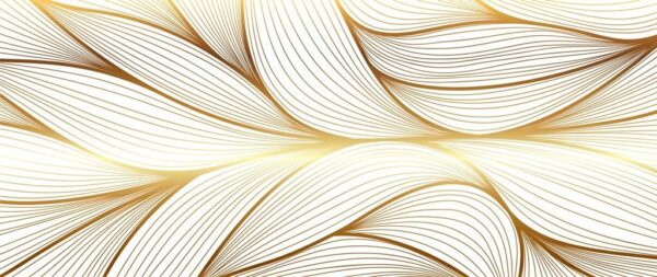 Sticker mural Feuilles d'or