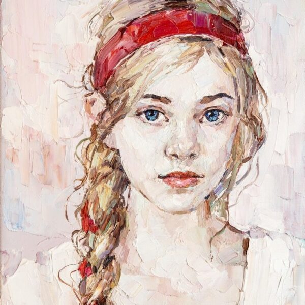 Peinture murale Beauté blonde