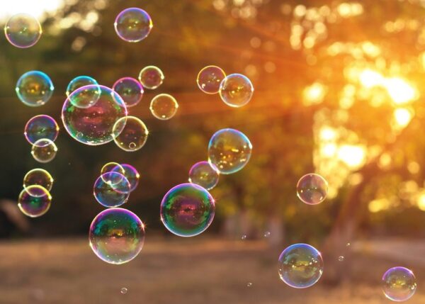 Peinture murale Bulles de savon