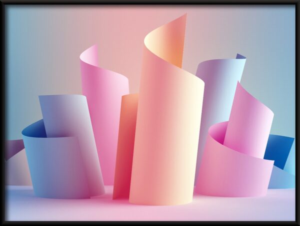 Affiche rouleaux pastel – Image 2