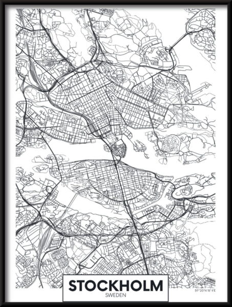 Carte de l'affiche de Stockholm – Image 2