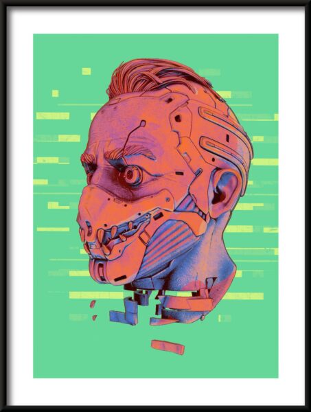 Affiche Cyborg masqué