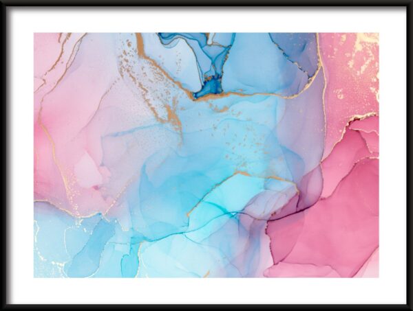 Rose Bleu Poster