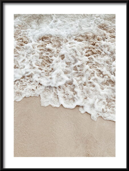 Affiche d'écume de mer