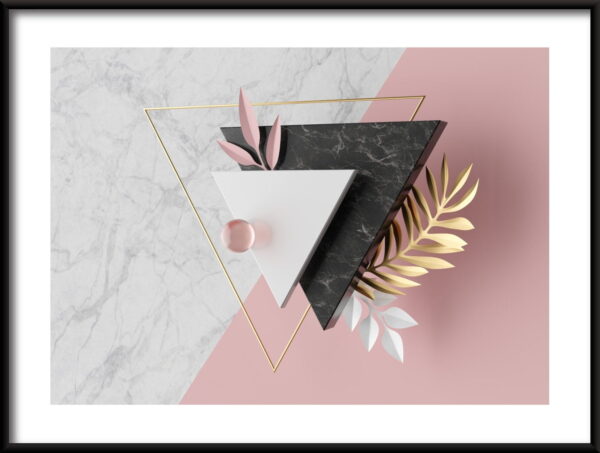 Affiche Trois Triangles