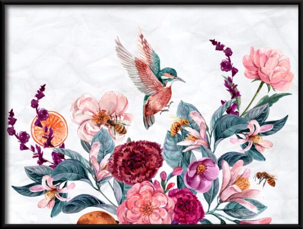 Vol en fleurs Poster – Image 2