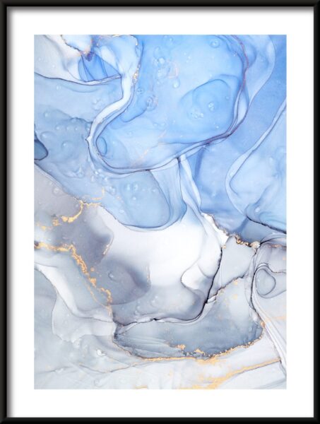 Vagues bleues Poster – Image 3