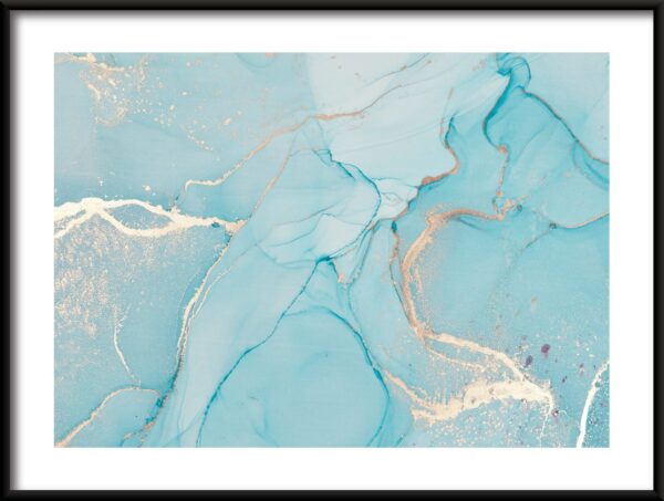 Brouillard bleu Poster
