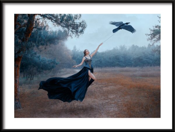 Affiche Dame Corbeau