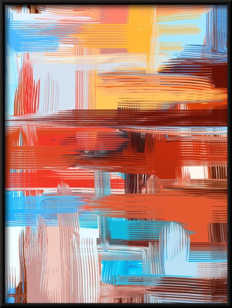 Affiche entrelacée en couleur – Image 2