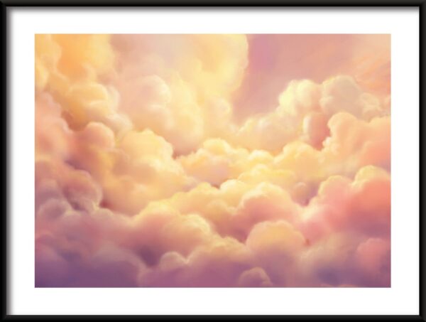 Affiche de nuages doux