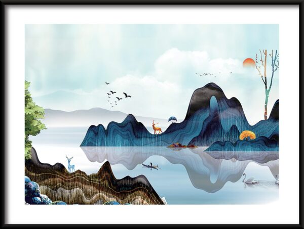 Affiche sur l'eau propre