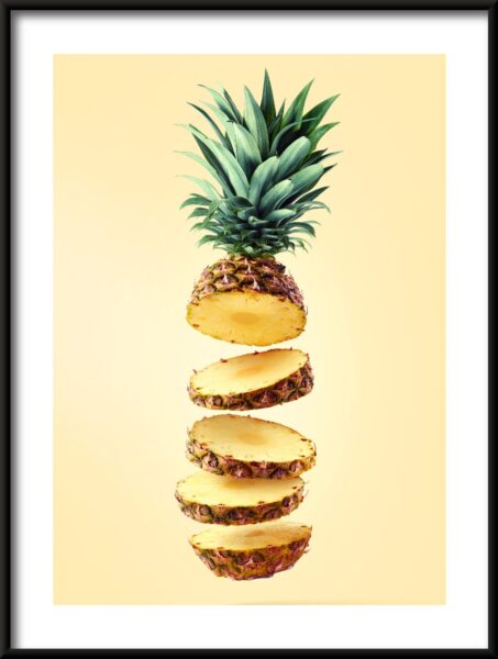 Affiche de tranches d'ananas
