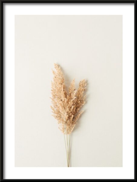 Affiche de portrait d'herbe