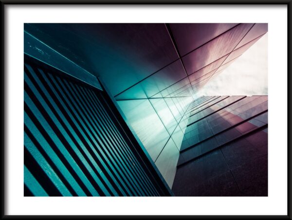 Gratte-ciel en verre Poster