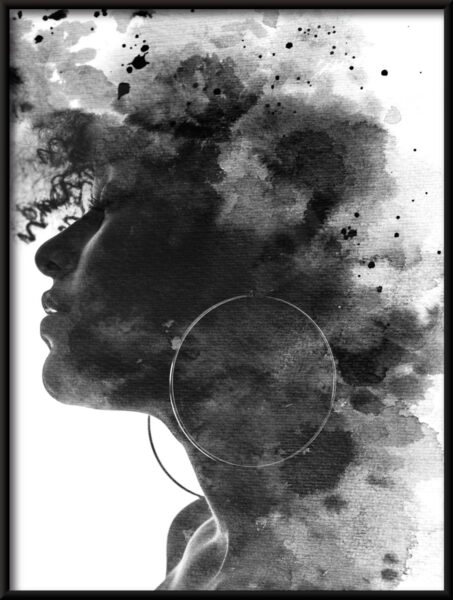 Portrait noir Poster – Image 2