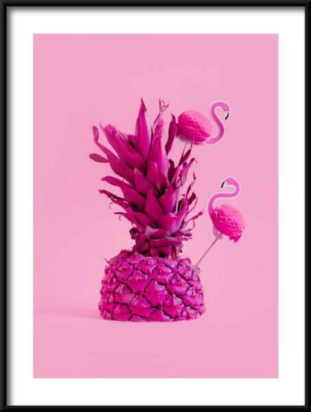 Ananas en rose Poster – Image 3