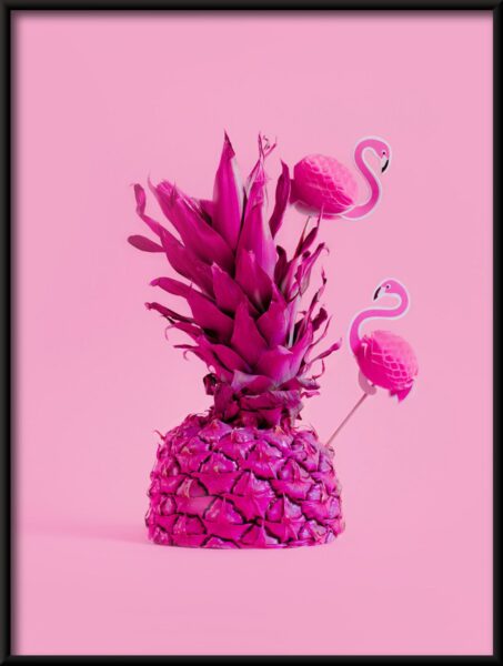 Ananas en rose Poster – Image 4